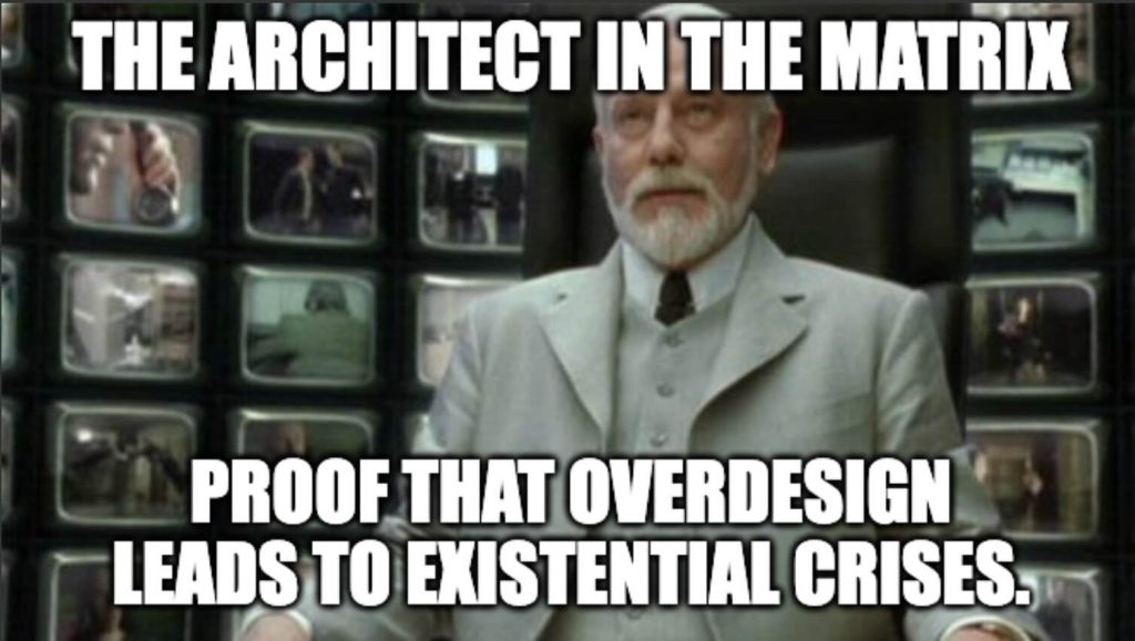 Who needs an architect?