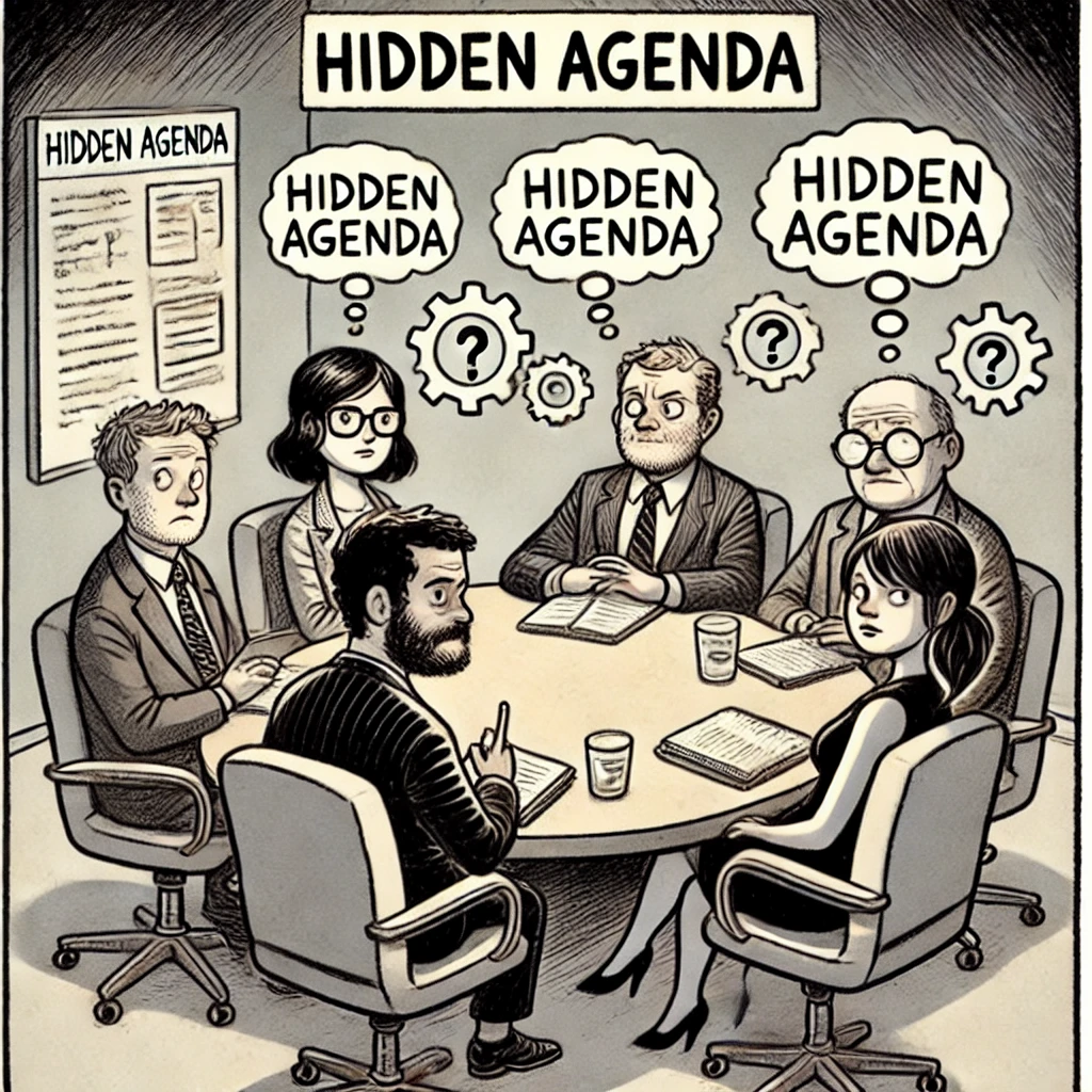 hidden agenda