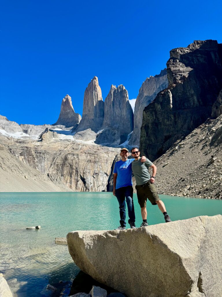 Ender Demirkaya and Yusuf Aytas in Torres Del Paine Patagonia Chile