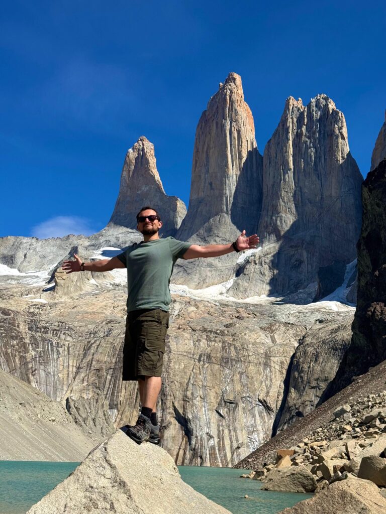 Yusuf Aytas in Torres Del Paine Patagonia Chile